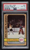 1971-72 NHL Playoffs - Game 5 at Boston [PSA 4 VG‑EX]