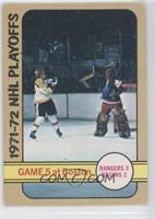 1971-72 NHL Playoffs - Game 5 at Boston [Good to VG‑EX]