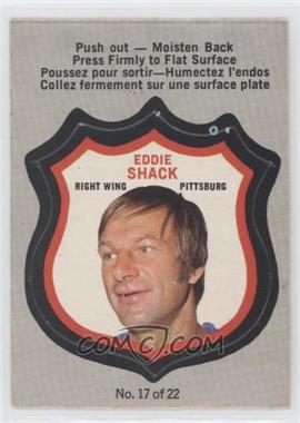 1972-73 O-Pee-Chee - Player's Crests #17 - Eddie Shack [Poor to Fair]