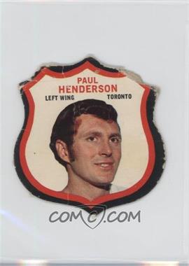 1972-73 O-Pee-Chee - Player's Crests #19 - Paul Henderson [COMC RCR Poor]
