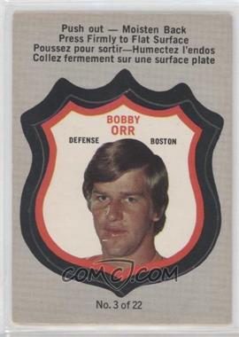 1972-73 O-Pee-Chee - Player's Crests #3 - Bobby Orr