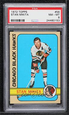 1972-73 Topps - [Base] #56 - Stan Mikita [PSA 8 NM‑MT]