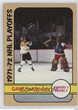 1972-73 Topps - [Base] #6 - 1971-72 NHL Playoffs [Good to VG‑EX]