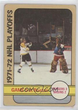 1972-73 Topps - [Base] #6 - 1971-72 NHL Playoffs [Good to VG‑EX]