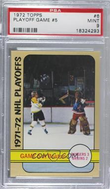 1972-73 Topps - [Base] #6 - 1971-72 NHL Playoffs [PSA 9 MINT]