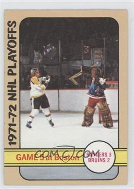 1972-73 Topps - [Base] #6 - 1971-72 NHL Playoffs [Good to VG‑EX]