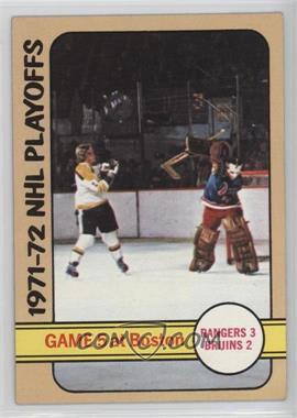 1972-73 Topps - [Base] #6 - 1971-72 NHL Playoffs [Good to VG‑EX]