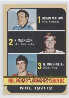 1972-73 Topps - [Base] #65 - Bryan Watson, Keith Magnuson, Gary Dornhoefer
