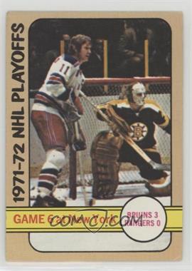 1972-73 Topps - [Base] #7 - 1971-72 NHL Playoffs [Good to VG‑EX]