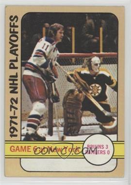 1972-73 Topps - [Base] #7 - 1971-72 NHL Playoffs [Good to VG‑EX]