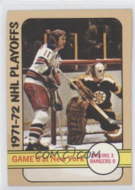 1972-73 Topps - [Base] #7 - 1971-72 NHL Playoffs [Poor to Fair]