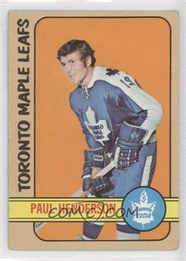 1972-73 Topps - [Base] #73 - Paul Henderson [Good to VG‑EX]