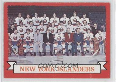 1973-74 O-Pee-Chee - [Base] - Dark Back #101 - New York Islanders Team [Noted]