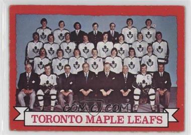 1973-74 O-Pee-Chee - [Base] - Dark Back #106 - Toronto Maple Leafs Team