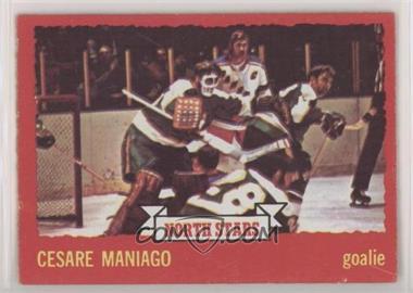 1973-74 O-Pee-Chee - [Base] - Dark Back #127 - Cesare Maniago