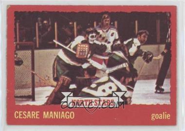 1973-74 O-Pee-Chee - [Base] - Dark Back #127 - Cesare Maniago