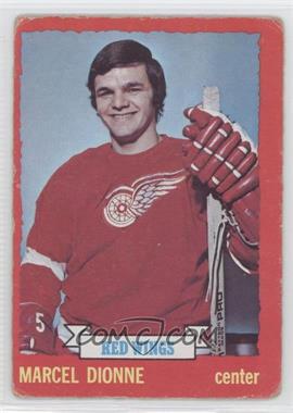 1973-74 O-Pee-Chee - [Base] - Dark Back #17 - Marcel Dionne [Poor to Fair]