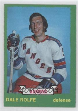 1973-74 O-Pee-Chee - [Base] - Dark Back #177 - Dale Rolfe