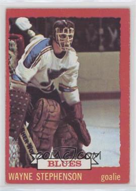 1973-74 O-Pee-Chee - [Base] - Dark Back #31 - Wayne Stephenson