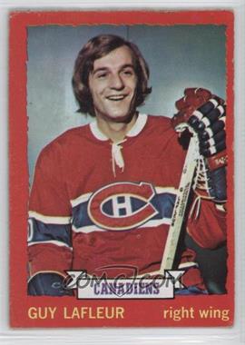 1973-74 O-Pee-Chee - [Base] - Dark Back #72 - Guy Lafleur [Good to VG‑EX]