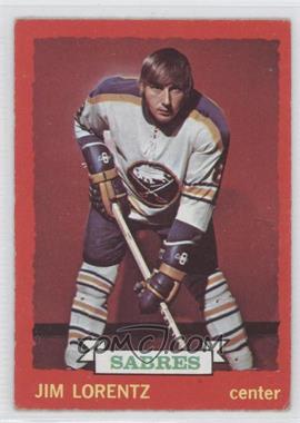 1973-74 O-Pee-Chee - [Base] - Dark Back #75 - Jim Lorentz [Good to VG‑EX]