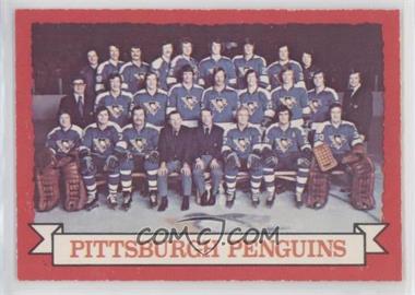 1973-74 O-Pee-Chee - [Base] - Light Back #104 - Pittsburgh Penguins Team