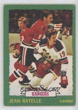 1973-74 O-Pee-Chee - [Base] - Light Back #141 - Jean Ratelle [Poor to Fair]