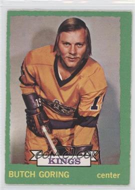 1973-74 O-Pee-Chee - [Base] - Light Back #155 - Butch Goring [Noted]
