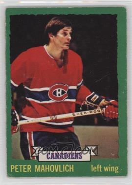 1973-74 O-Pee-Chee - [Base] - Light Back #164 - Pete Mahovlich [Poor to Fair]