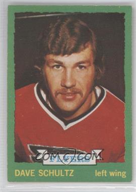 1973-74 O-Pee-Chee - [Base] - Light Back #166 - Dave Schultz