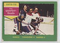 Montreal Canadiens Team, Buffalo Sabres Team [Good to VG‑EX]