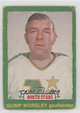 1973-74 O-Pee-Chee - [Base] - Light Back #230 - Gump Worsley [Poor to Fair]