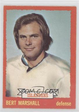 1973-74 O-Pee-Chee - [Base] - Light Back #51 - Bert Marshall