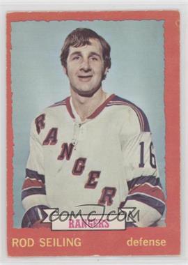 1973-74 O-Pee-Chee - [Base] - Light Back #9 - Rod Seiling