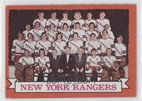 New York Rangers Team [Good to VG‑EX]