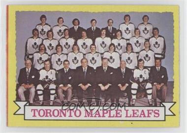 1973-74 Topps - [Base] #106 - Toronto Maple Leafs Team