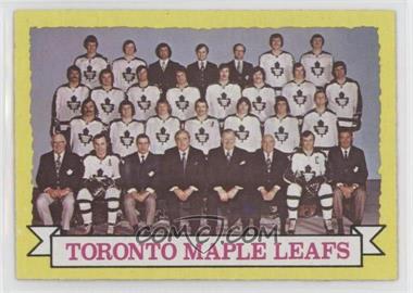 1973-74 Topps - [Base] #106 - Toronto Maple Leafs Team