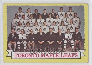 1973-74 Topps - [Base] #106 - Toronto Maple Leafs Team [Good to VG‑EX]