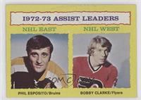 Phil Esposito, Bobby Clarke [Good to VG‑EX]