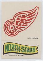 Detroit Red Wings Logo, Minnesota North Stars Pennant