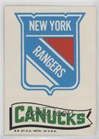 New York Rangers Team, Vancouver Canucks