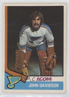 1974-75 O-Pee-Chee - [Base] #11 - John Davidson [Poor to Fair]