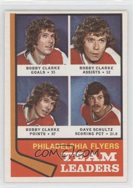 1974-75 O-Pee-Chee - [Base] #154 - Bobby Clarke, Dave Schultz