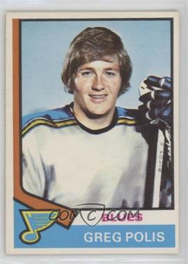 1974-75 O-Pee-Chee - [Base] #164 - Greg Polis