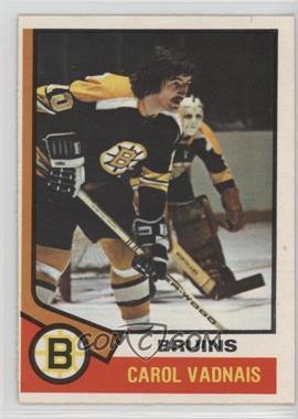 1974-75 O-Pee-Chee - [Base] #165 - Carol Vadnais