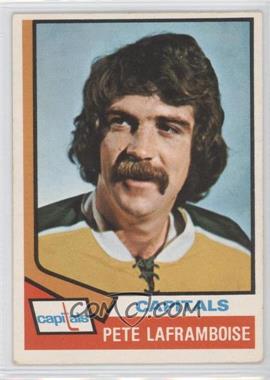 1974-75 O-Pee-Chee - [Base] #166 - Pete Laframboise [Good to VG‑EX]