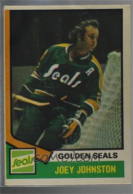 1974-75 O-Pee-Chee - [Base] #185 - Joey Johnston [Poor to Fair]