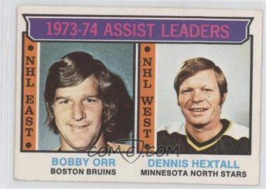 1974-75 O-Pee-Chee - [Base] #2 - Bobby Orr, Dennis Hextall [Poor to Fair]