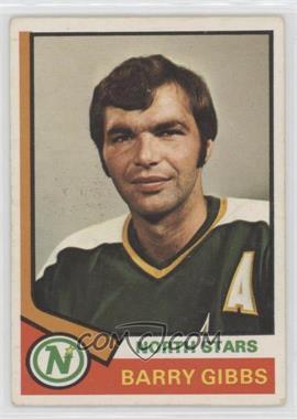 1974-75 O-Pee-Chee - [Base] #203 - Barry Gibbs