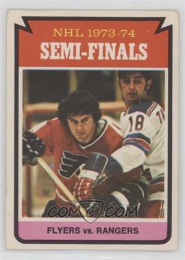 1974-75 O-Pee-Chee - [Base] #213 - Flyers vs Rangers [Good to VG‑EX]